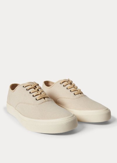 Women's Ralph Lauren New Norfolk Canvas Sneakers | 801293LJQ